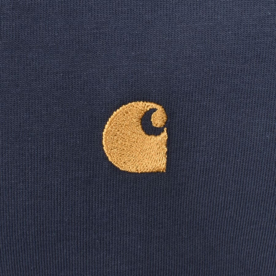 Image number 3 for Carhartt WIP Chase Short Sleeved T Shirt Blue