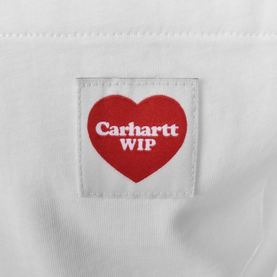 Image number 3 for Carhartt WIP Pocket Short Sleeved T Shirt White