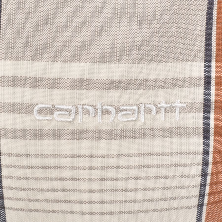 Image number 3 for Carhartt WIP Roslin Check Loose Fit Shirt Beige