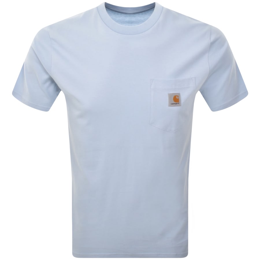 Image number 1 for Carhartt WIP Pocket Short Sleeved T Shirt Blue