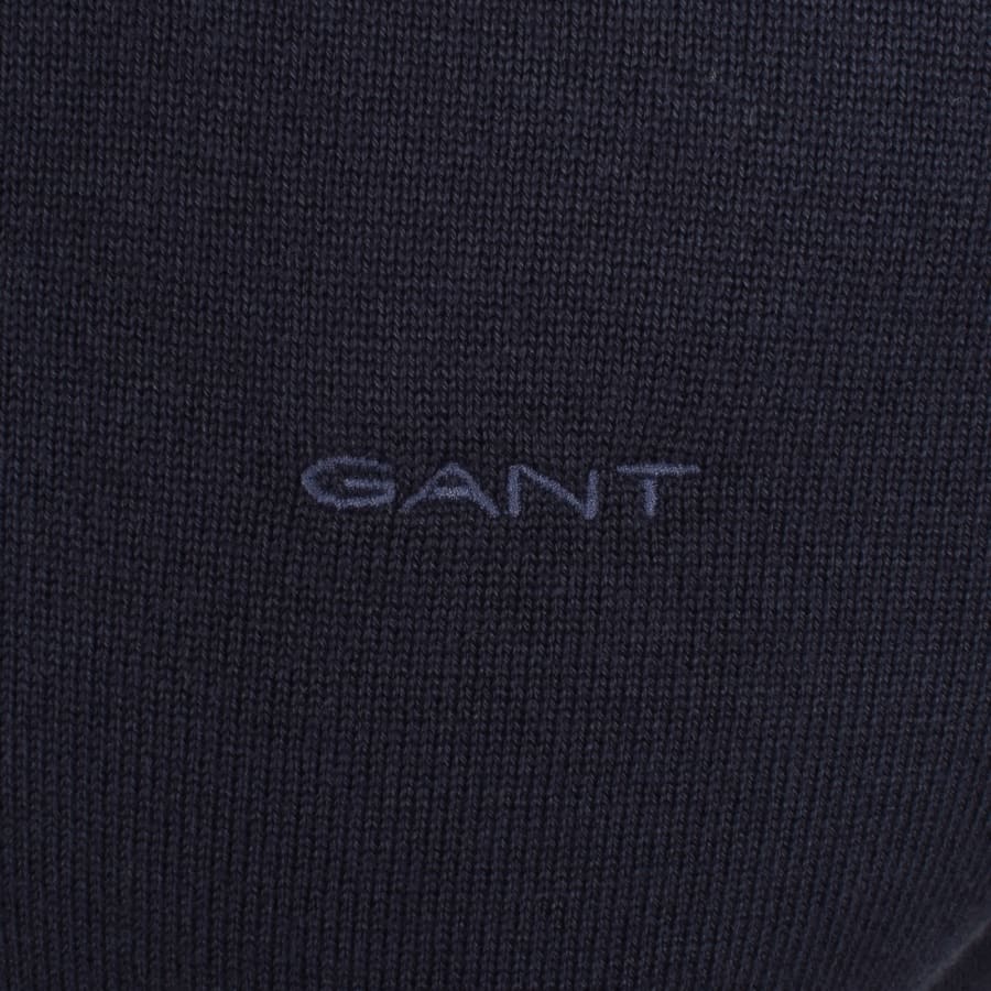 Image number 3 for Gant Modal Blend Polo T Shirt Evening Blue