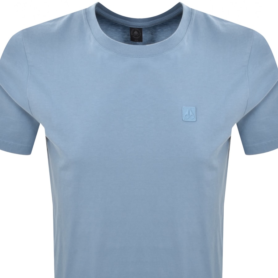 Image number 2 for Moose Knuckles Duluth T Shirt Blue