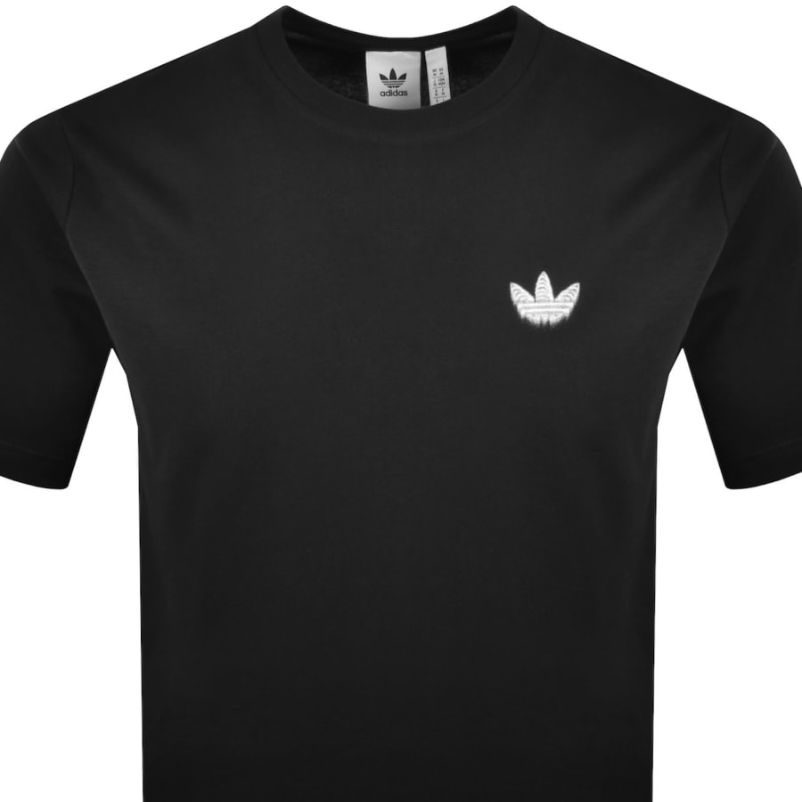 Image number 2 for adidas Originals Skeleton Trefoil T Shirt Black