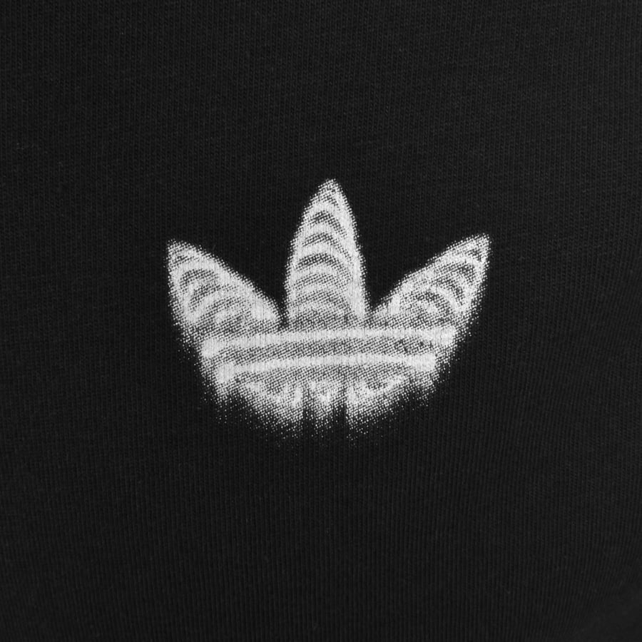 Image number 3 for adidas Originals Skeleton Trefoil T Shirt Black