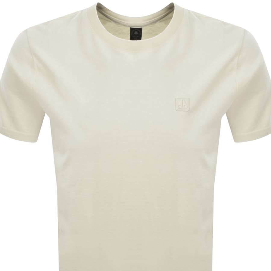 Image number 2 for Moose Knuckles Duluth T Shirt Beige