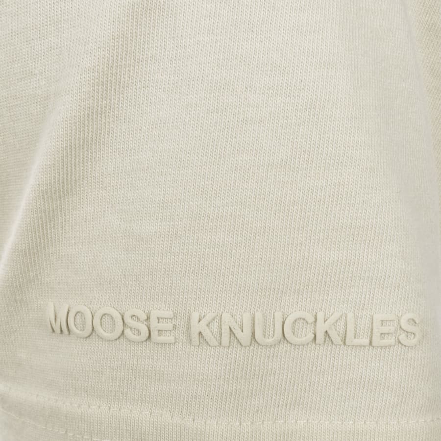 Image number 4 for Moose Knuckles Duluth T Shirt Beige