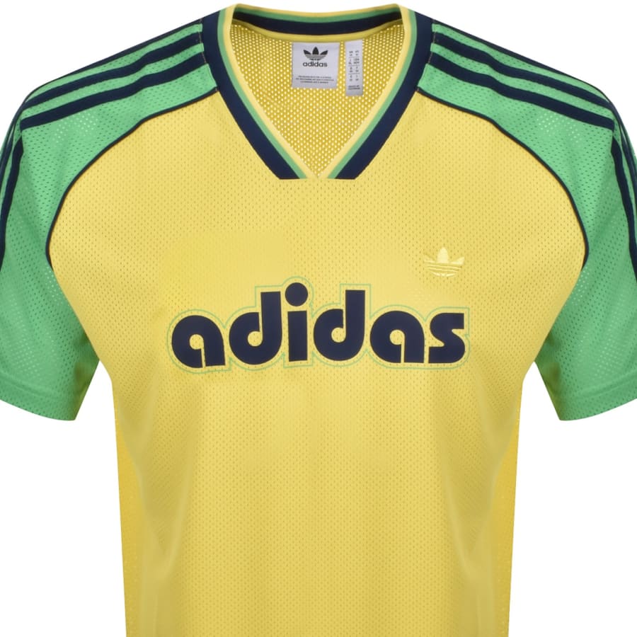 Image number 2 for adidas Originals Jersey T Shirt Yellow