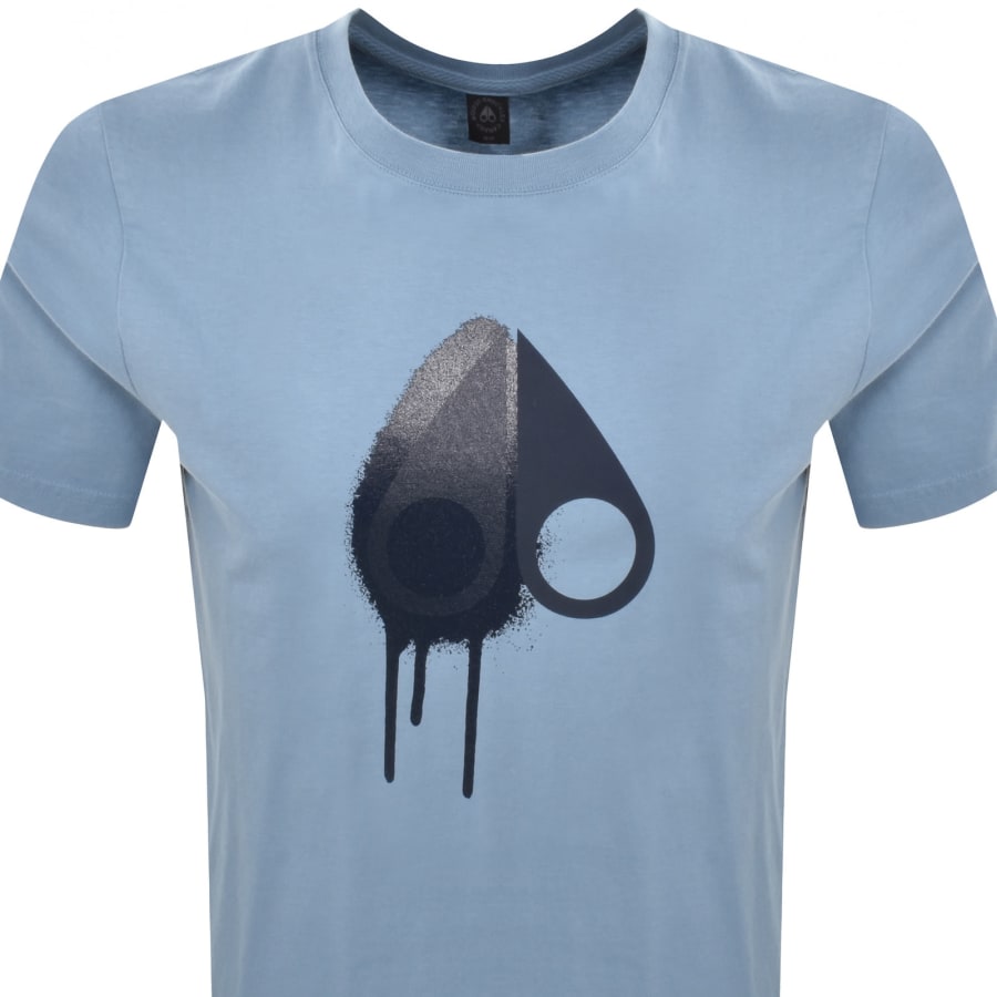 Image number 2 for Moose Knuckles Augstine T Shirt Blue
