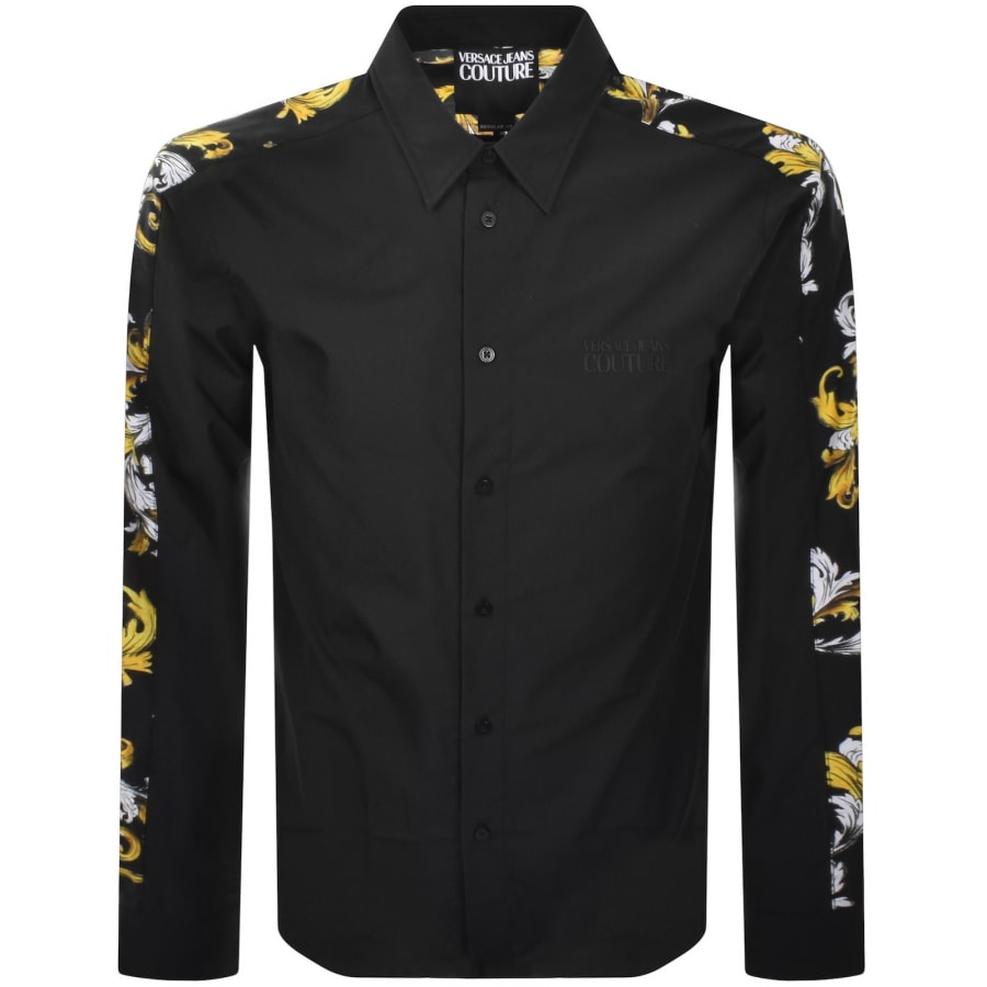 Image number 1 for Versace Jeans Couture Barocco Shirt Black
