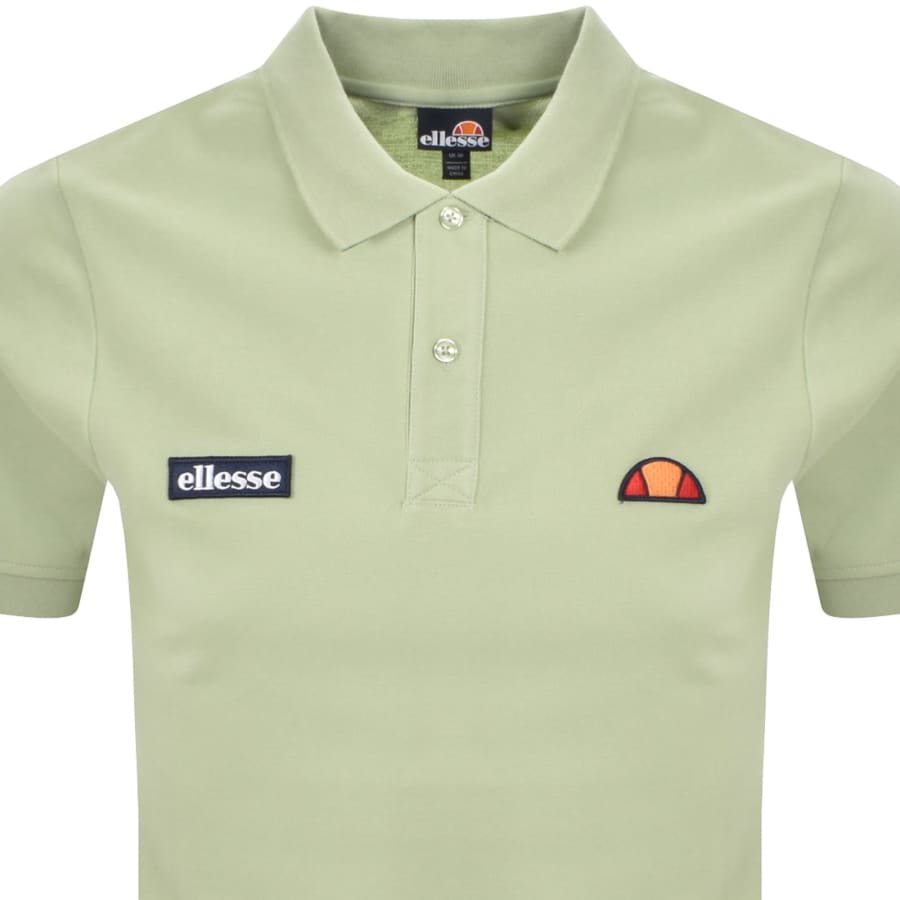 Image number 2 for Ellesse Monvali Polo T Shirt Green