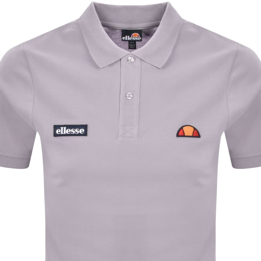 Image number 2 for Ellesse Monvali Polo T Shirt Purple