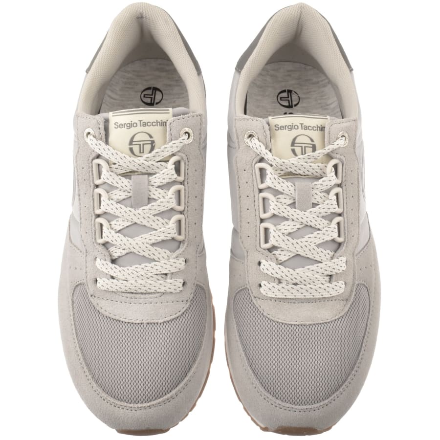 Image number 3 for Sergio Tacchini Venezia Trainers Light Grey Ice
