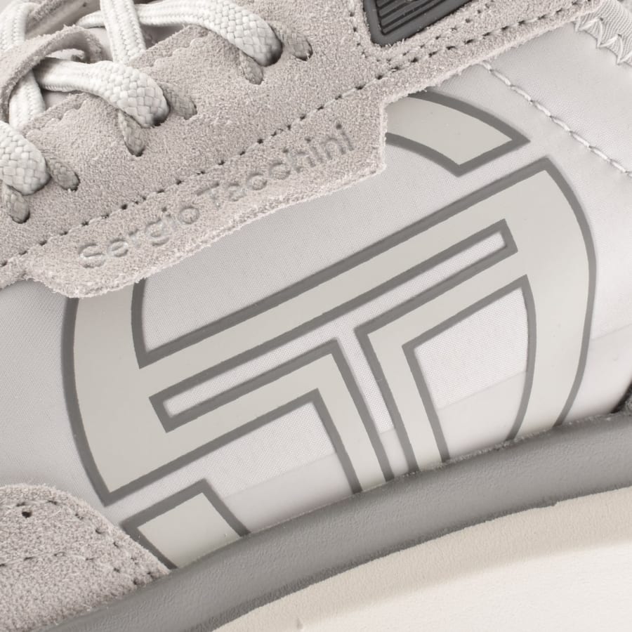 Image number 4 for Sergio Tacchini Verona Trainers Light Grey