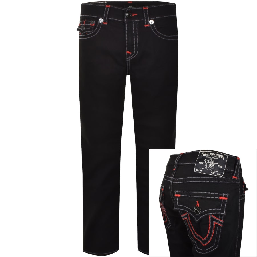 Image number 1 for True Religion Ricky Super T Jeans Black