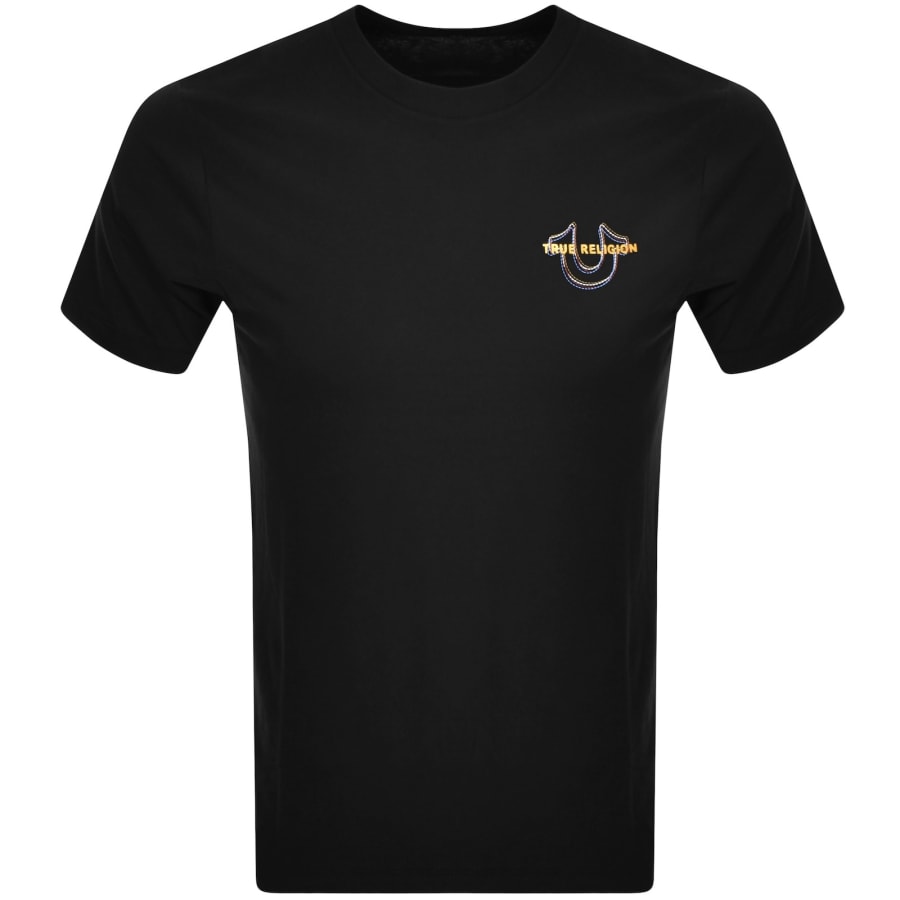 Image number 2 for True Religion Multi Horseshoe T Shirt Black