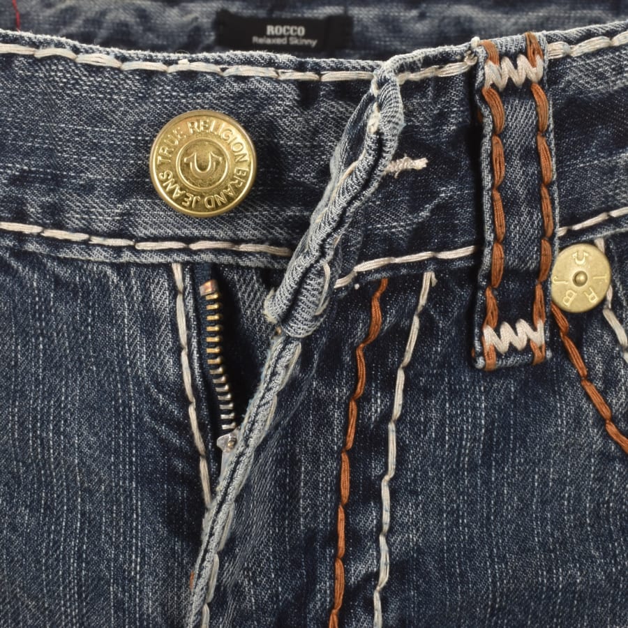Image number 5 for True Religion Rocco Skinny Jeans Blue