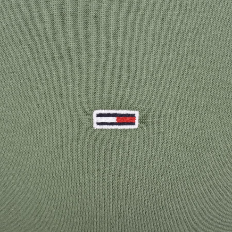 Image number 3 for Tommy Jeans Flag Logo Sweatshirt Green