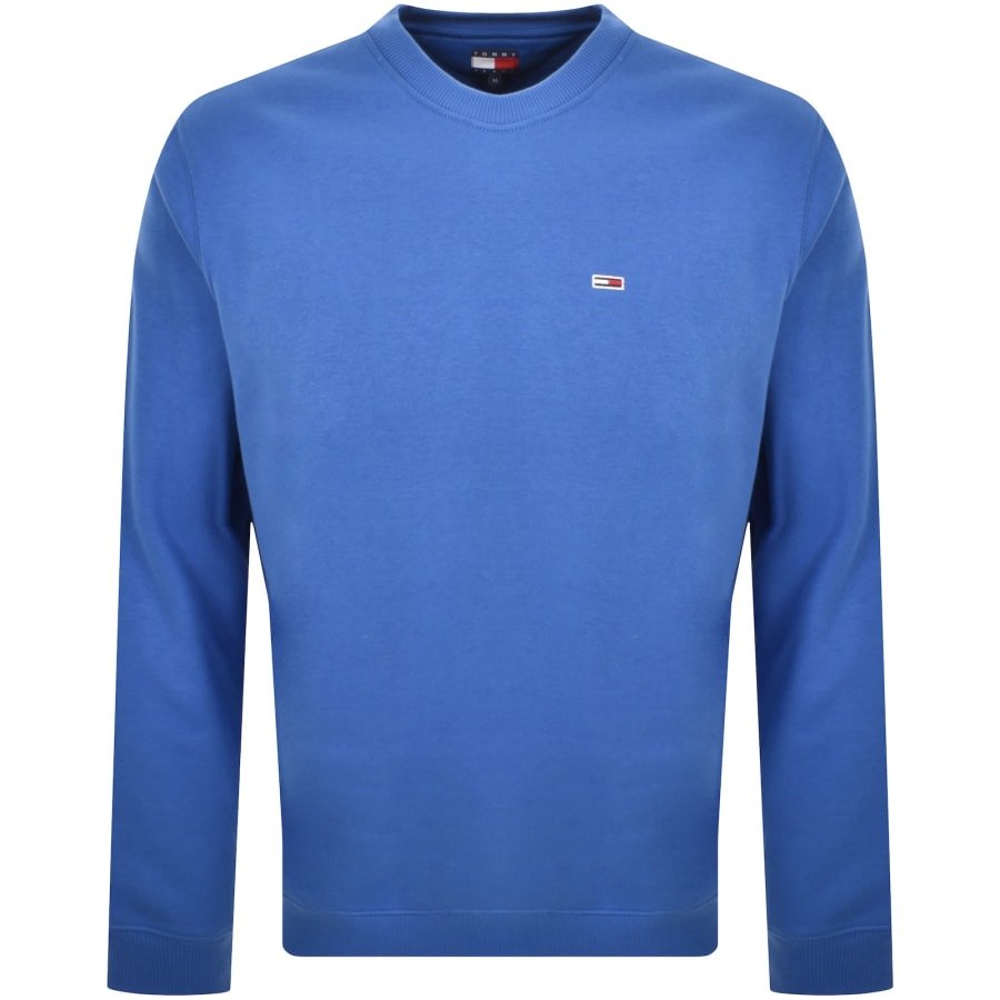Image number 1 for Tommy Jeans Flag Logo Sweatshirt Blue