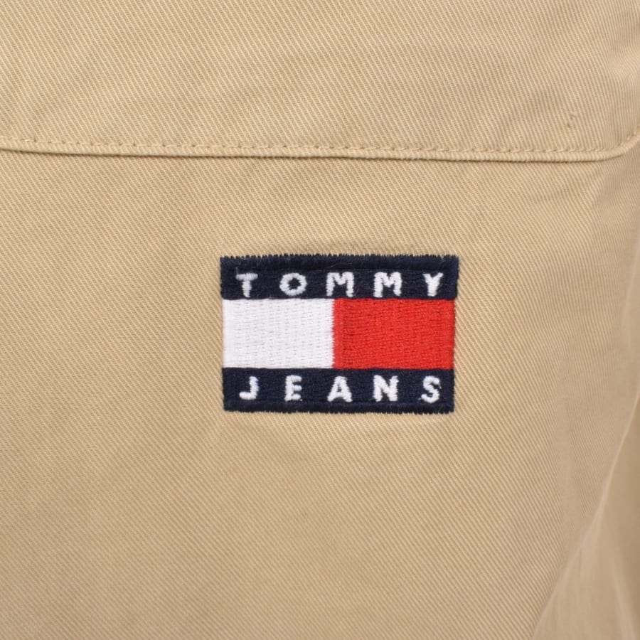 Image number 3 for Tommy Jeans Long Sleeved Shirt Beige