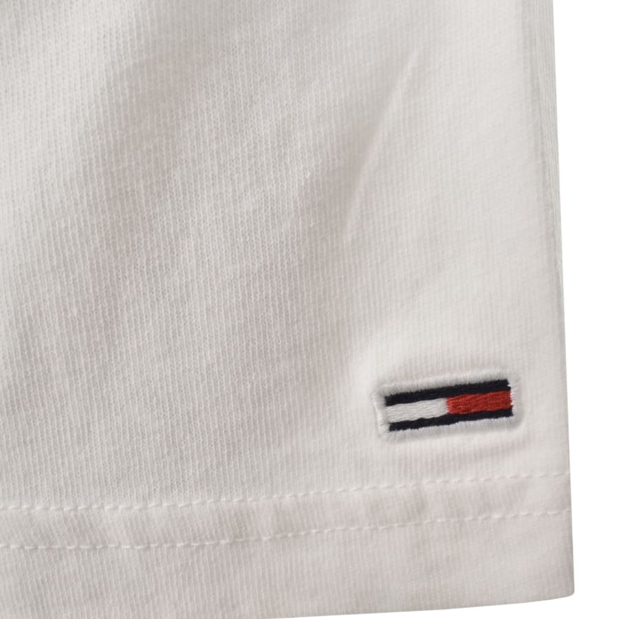 Image number 4 for Tommy Jeans Relaxed Paisley Logo T Shirt White