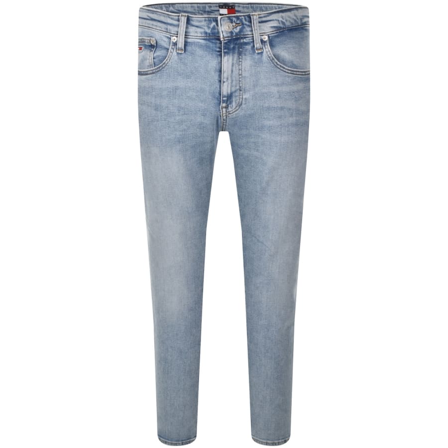 Image number 2 for Tommy Jeans Austin Slim Tapered Jeans Blue