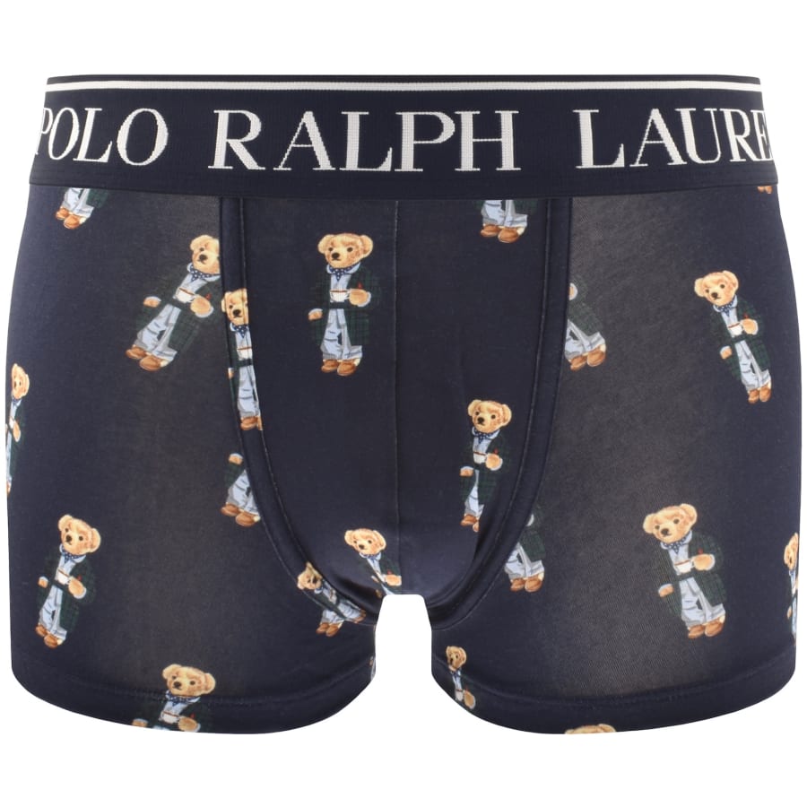 Image number 2 for Ralph Lauren Underwear 2 Pack Trunks Blue