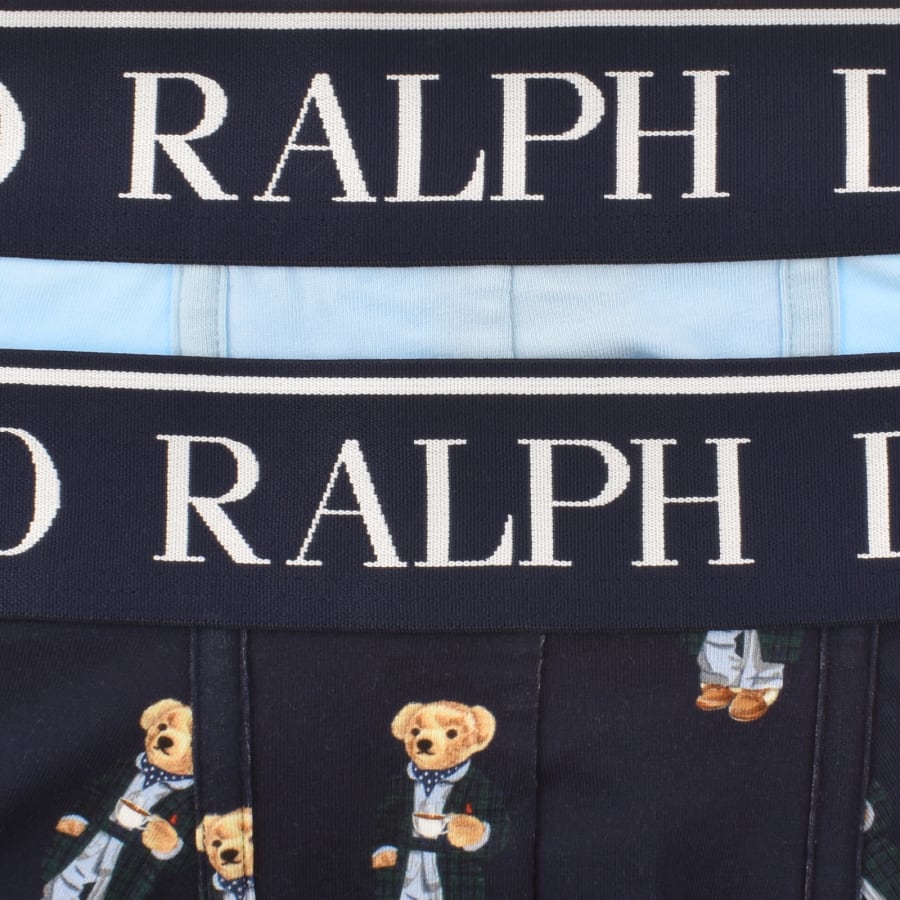 Image number 5 for Ralph Lauren Underwear 2 Pack Trunks Blue