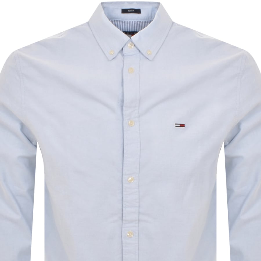 Image number 2 for Tommy Jeans Long Sleeved Shirt Sweet Blue
