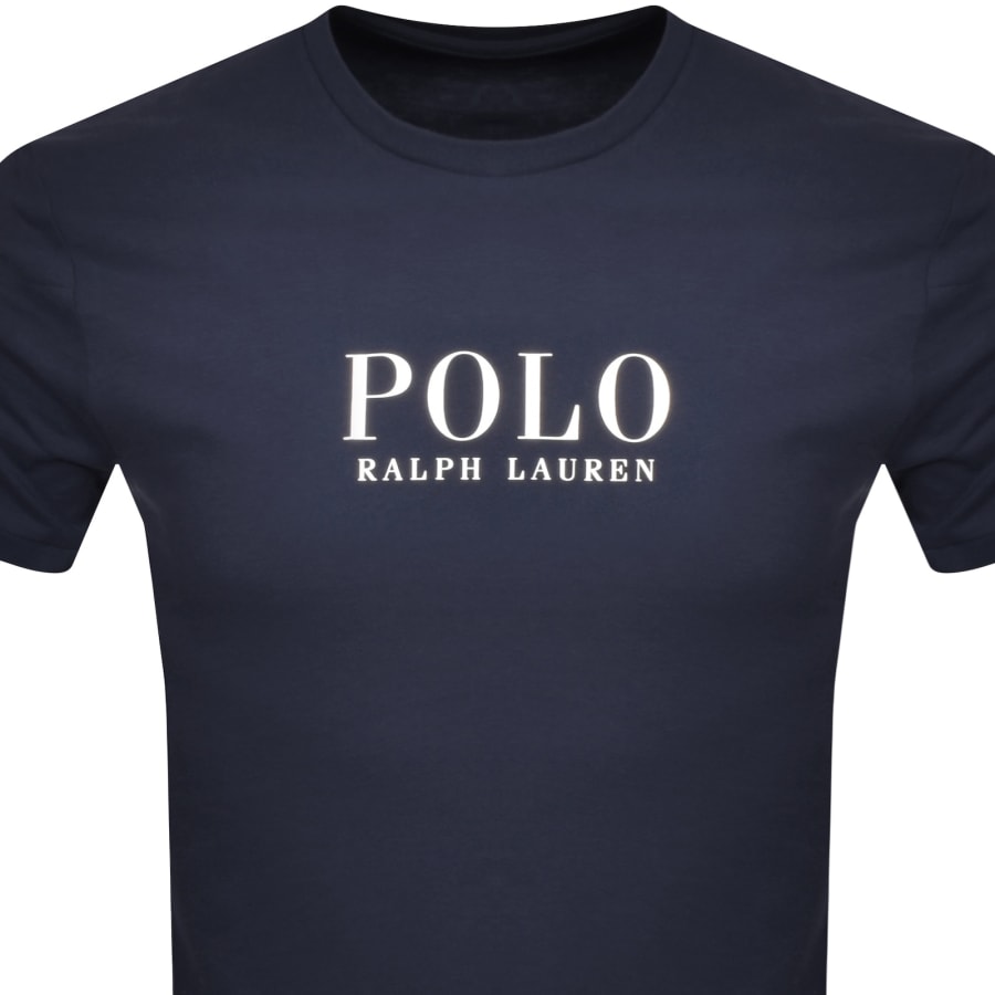 Image number 2 for Ralph Lauren Logo Crew Neck T Shirt Navy