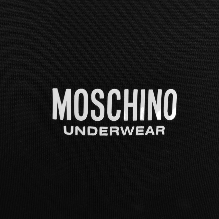 Image number 3 for Moschino Bold Logo Full Zip Hoodie Black