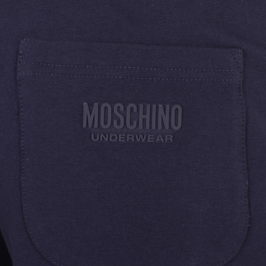 Image number 5 for Moschino Jersey Shorts Blue