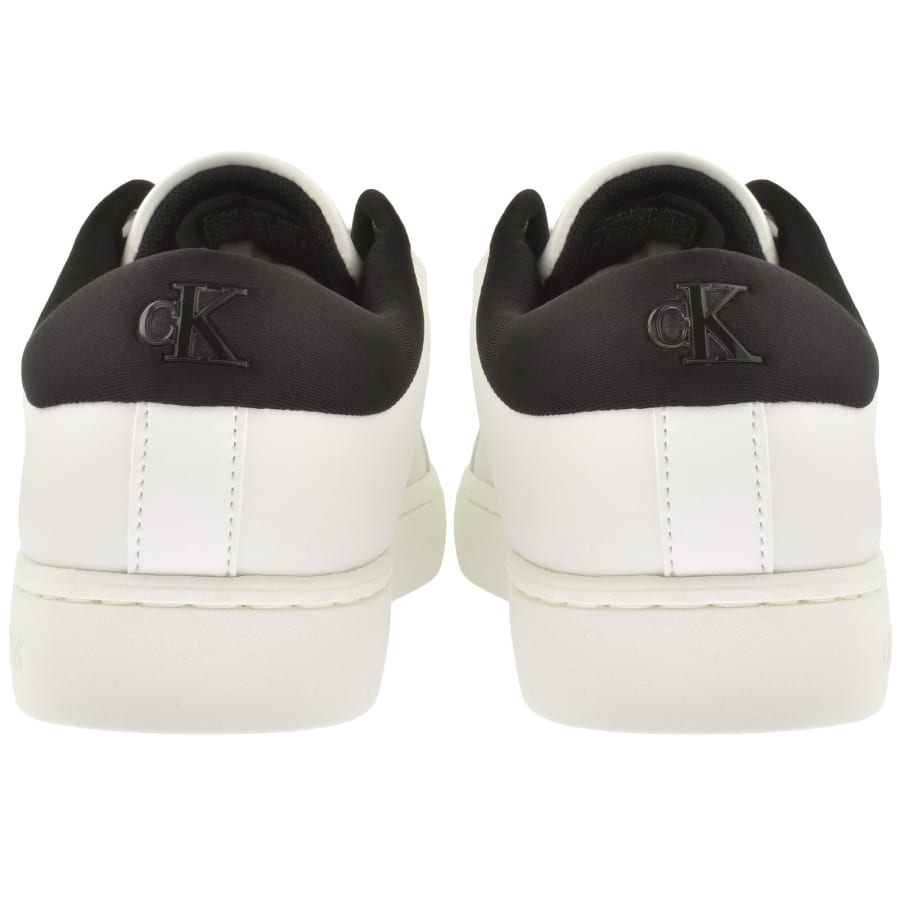 Image number 2 for Calvin Klein Jeans Classic Cupsole Trainers White