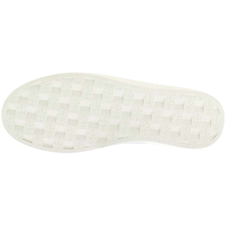 Image number 5 for Calvin Klein Jeans Classic Cupsole Trainers White