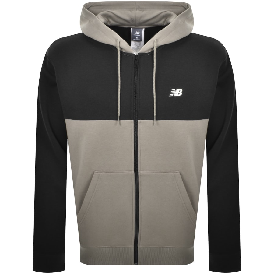 Image number 2 for New Balance Reimagined Full Zip Hoodie Black