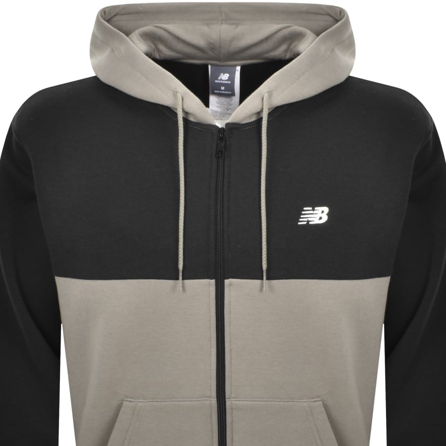 Image number 3 for New Balance Reimagined Full Zip Hoodie Black
