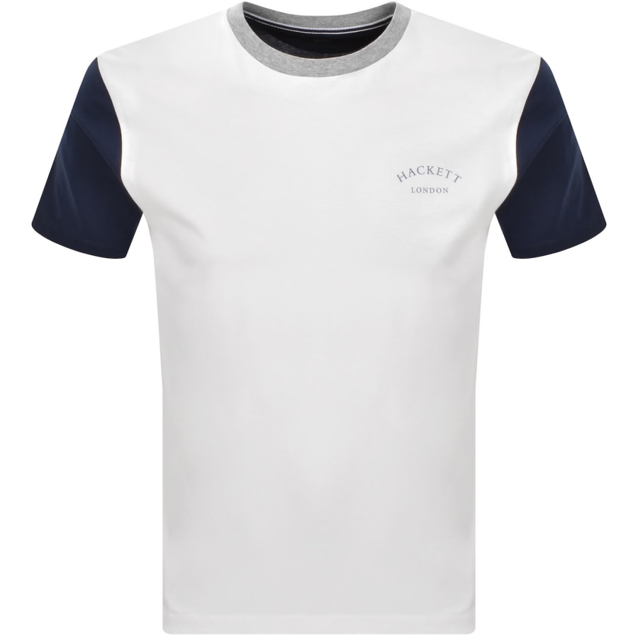 Image number 2 for Hackett Heritage Essential T Shirt White