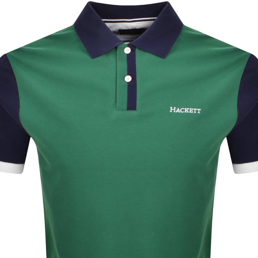 Image number 3 for Hackett Classic Fit Polo T Shirt Grass Green