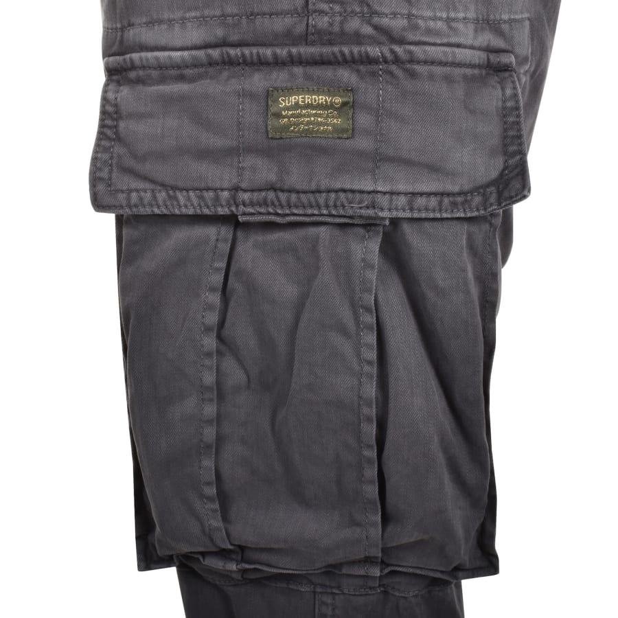 Image number 4 for Superdry Core Cargo Trousers Grey