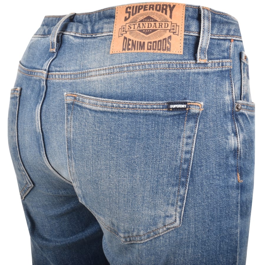 Image number 4 for Superdry Vintage Slim Fit Jeans Blue