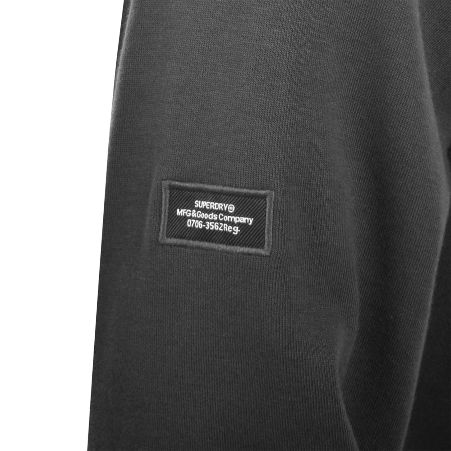 Image number 3 for Superdry Utility Logo Henley Sweatshirt Black