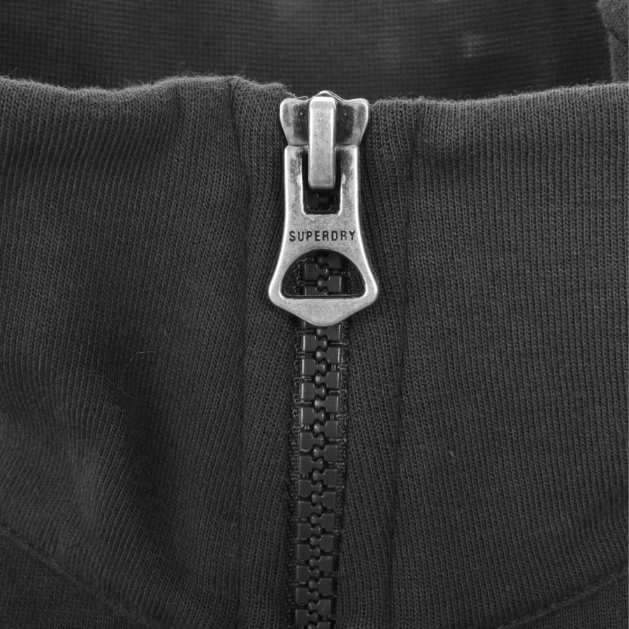 Image number 4 for Superdry Utility Logo Henley Sweatshirt Black