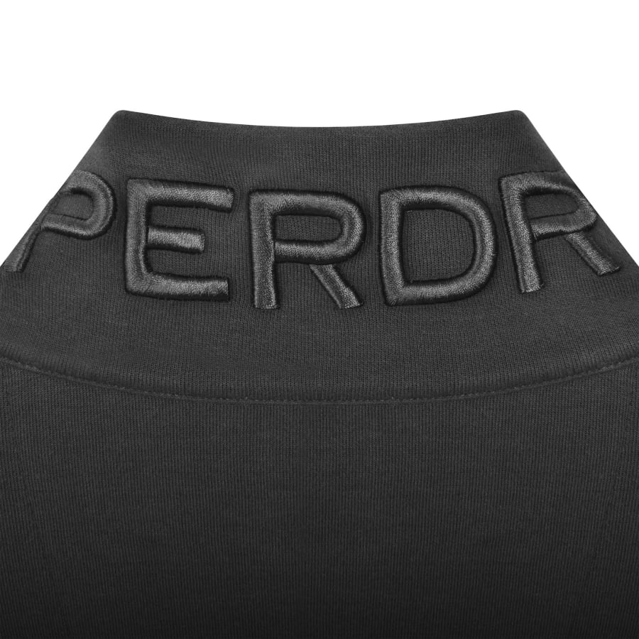 Image number 5 for Superdry Utility Logo Henley Sweatshirt Black