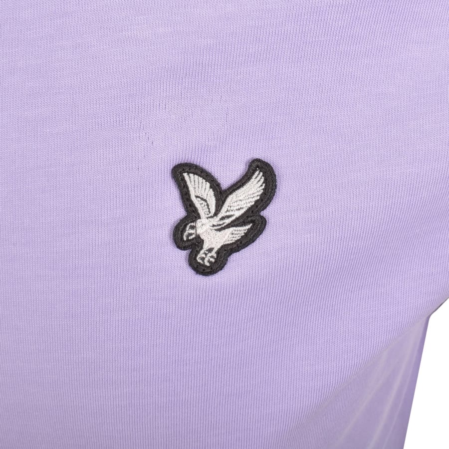 Image number 3 for Lyle And Scott Crew Neck T Shirt Purple