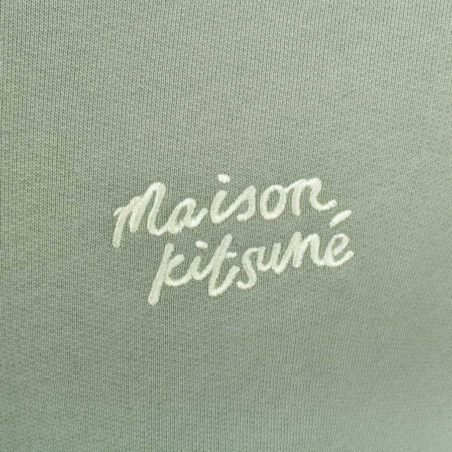 Image number 3 for Maison Kitsune Logo Sweatshirt Green