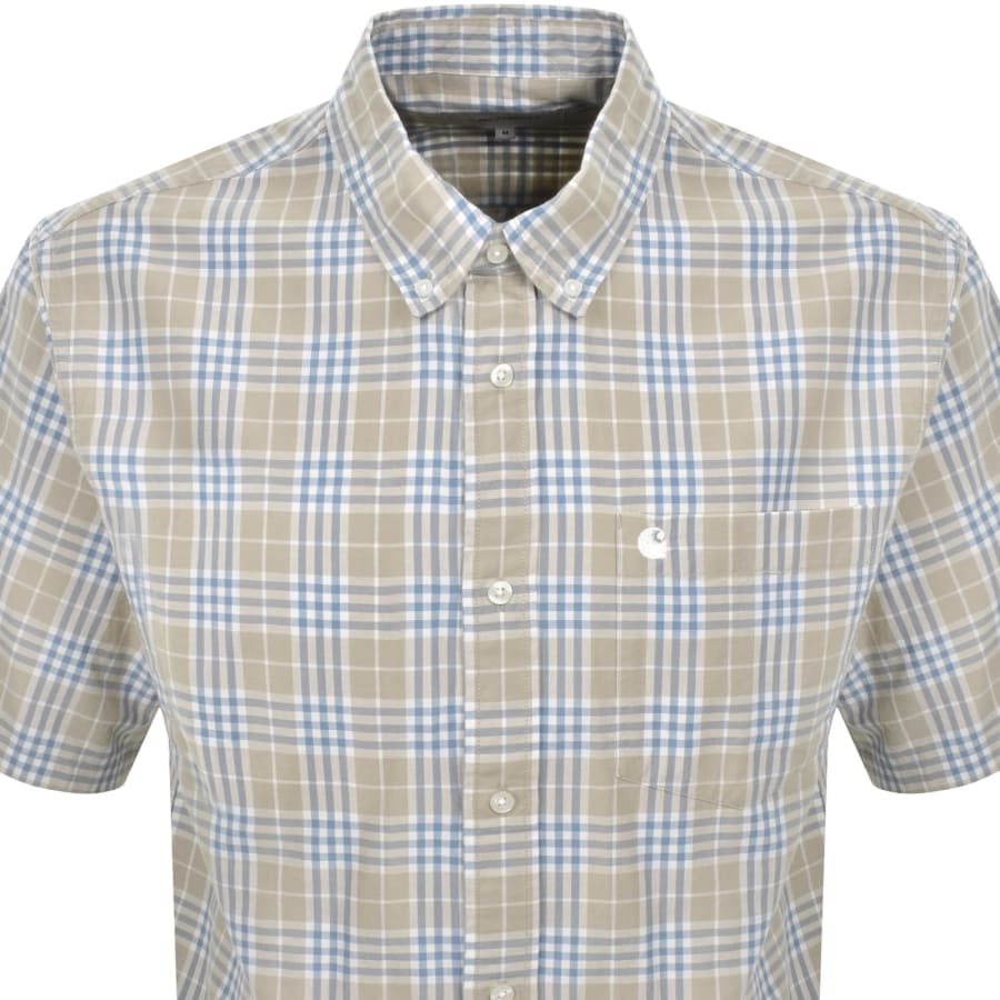Image number 2 for Carhartt WIP Niven Loose Fit Shirt Beige