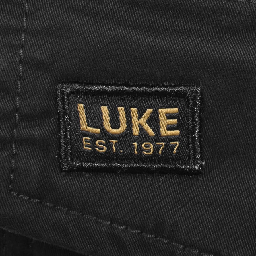 Image number 3 for Luke 1977 Suez Cargo Shorts Black