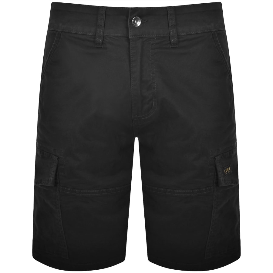 Image number 1 for Luke 1977 Suez Cargo Shorts Black