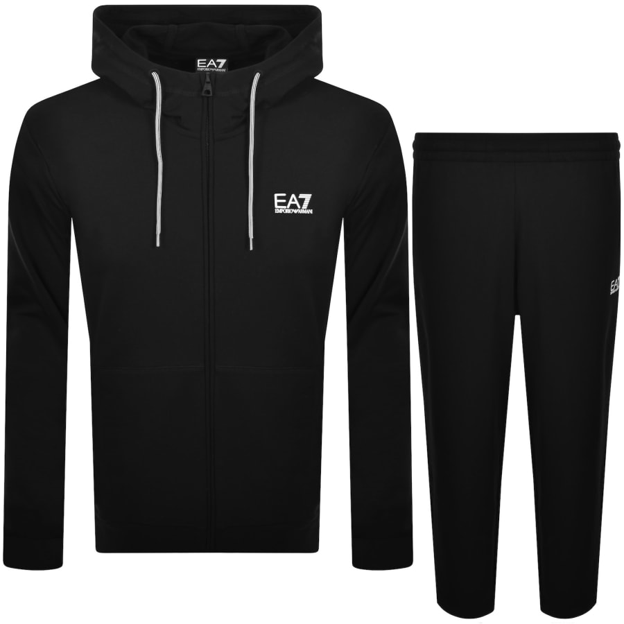 Image number 1 for EA7 Emporio Armani Hooded Tracksuit Black