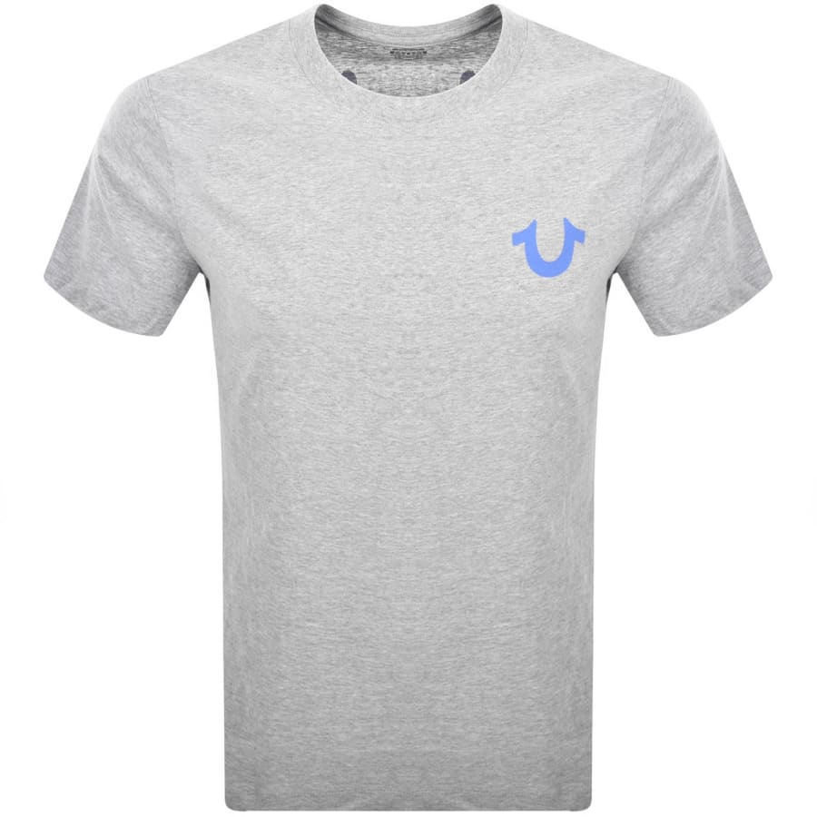 Image number 2 for True Religion Nihon Horseshoe T Shirt Grey
