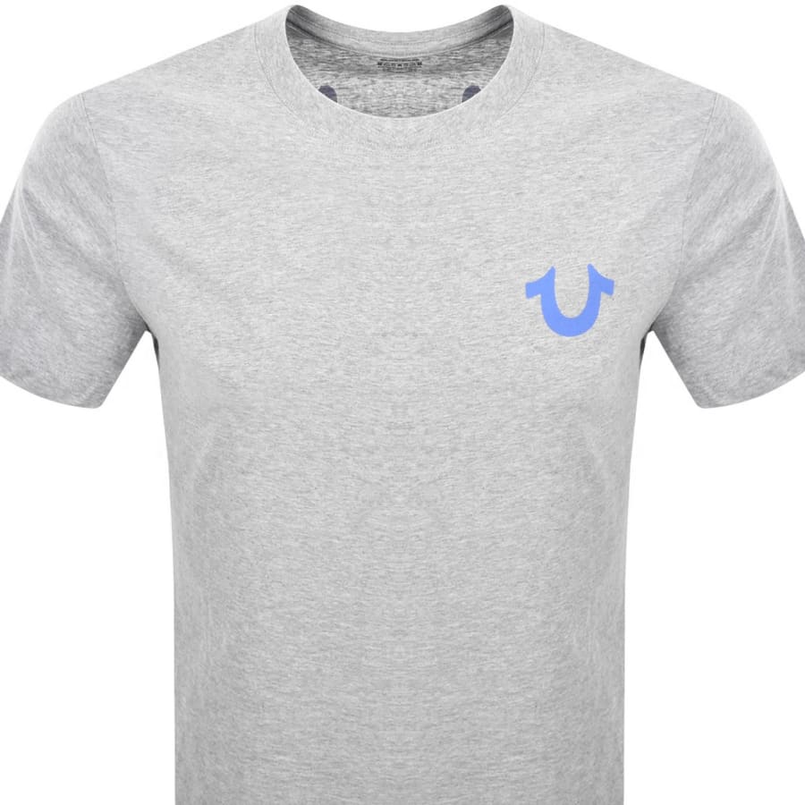 Image number 3 for True Religion Nihon Horseshoe T Shirt Grey